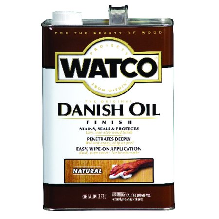 Watco Transparent Natural Oil-Based Danish Oil 1 gal 65731